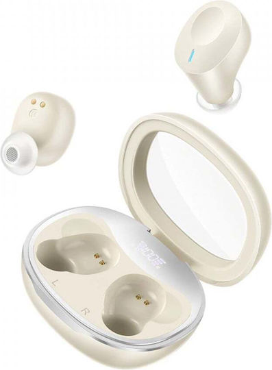 Hoco EQ3 In-ear Bluetooth Handsfree Earphones with Charging Case Beige