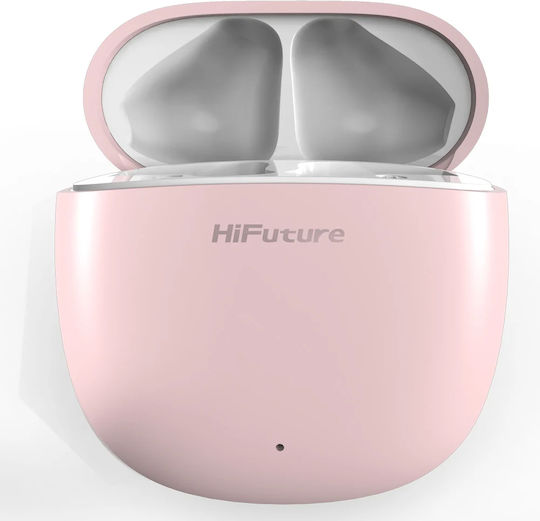 HiFuture Colorbuds 2 Bluetooth-Freisprecheinrichtung Kopfhörer mit Schweißresistenz und Ladeetui Rosa