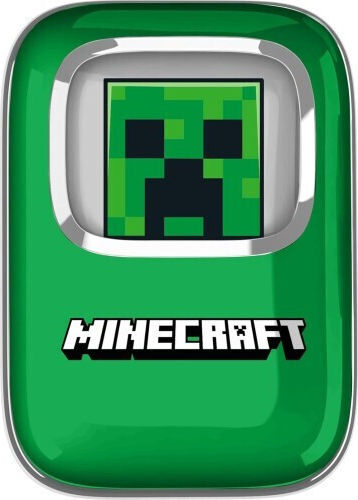 OTL Minecrarft Slide In-ear Bluetooth Handsfree Ακουστικά με Θήκη Φόρτισης Πράσινα