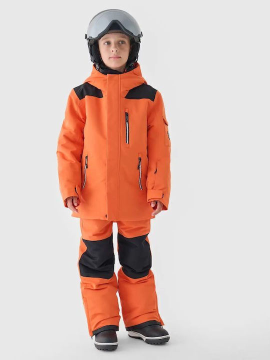 Kids' Casual Jacket with Hood Orange