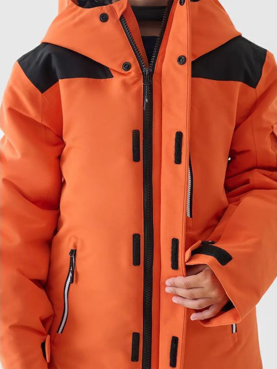 Kids' Casual Jacket with Hood Orange