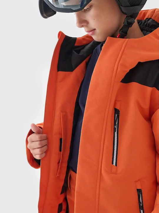 Kids' Casual Jacket with Hood Orange