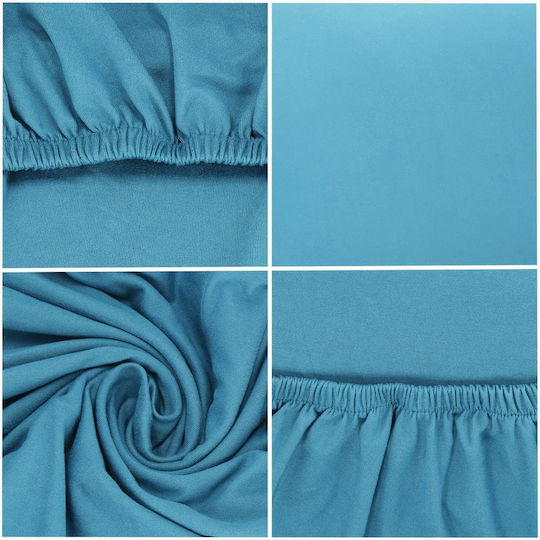 Ελαστικό Κάλυμμα Καρέκλας Light Blue