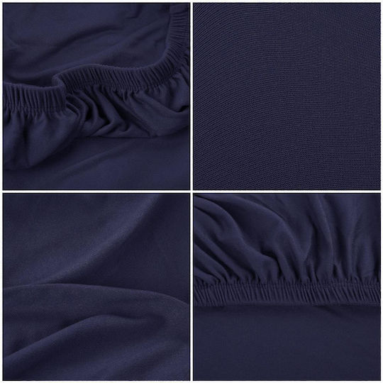 Husă Elastică Scaun Navy Blue 45x60cm 1buc
