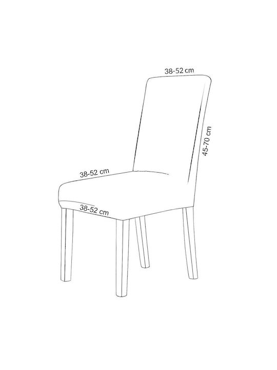 Husă Elastică Scaun Gray 45x60cm 1buc