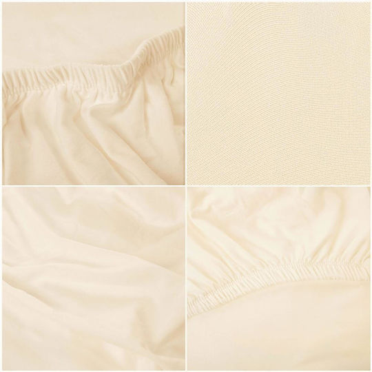Husă Elastică Scaun Bej 45x60cm 1buc