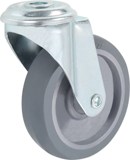 vidaXL 277862 Räder Drehend aus Gummi 12 Stück