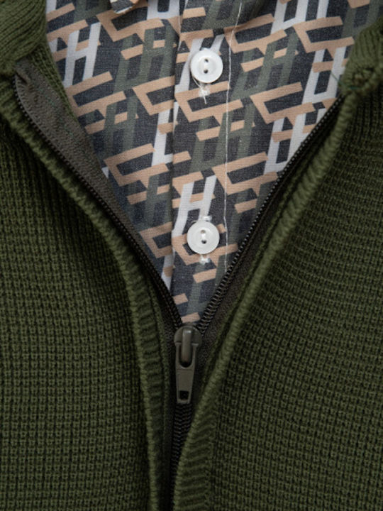 Детски комплект с панталон Зимна 3бр Olive-Beige
