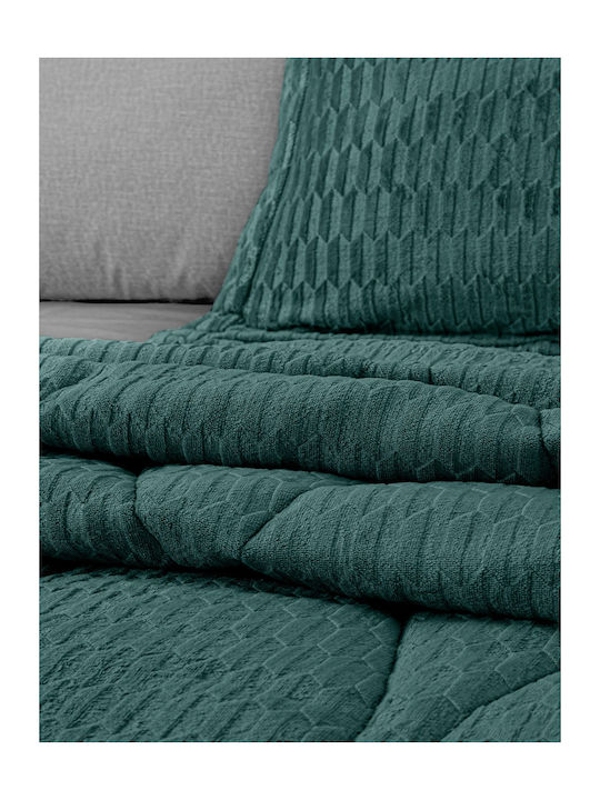 Guy Laroche Duvet Cover Single 160x240cm Gali Emerald