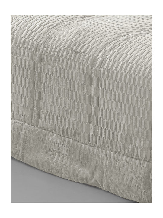 Guy Laroche Комбинирано одеяло Единично 160x240бр Gali Дим