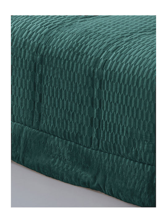Guy Laroche Duvet Cover Single 160x240cm Gali Emerald 660 GSMGsm