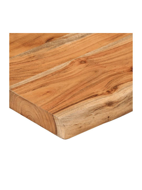 Ράφι Τοίχου Καφέ 120x20x2.5εκ.