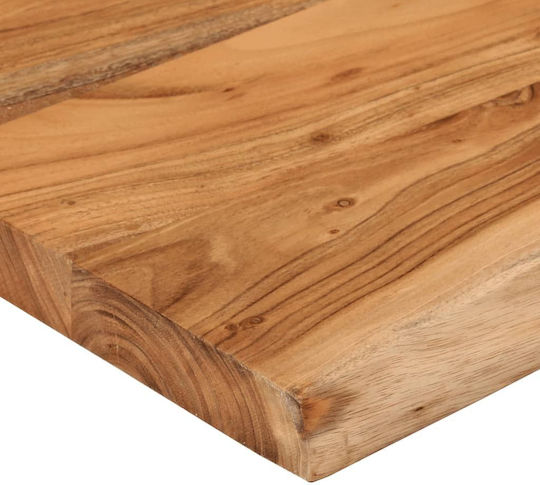 Ράφι Live Edge Καφέ 40x30x2.5εκ.