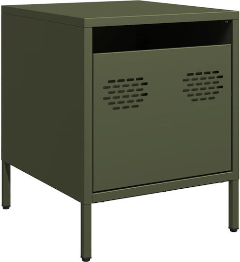 Metal Bedside Tables Green 2 Pieces 35x39x43.5cm