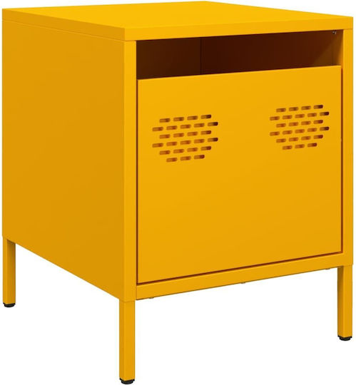 Комоди Метални Жълт 2бр 35x39x43.5см