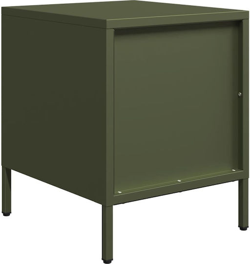 Metal Bedside Tables Green 2 Pieces 35x39x43.5cm