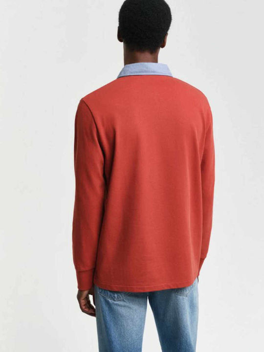 Gant Polo Blouse Iron Red