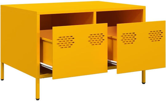 Stand TV Metalic Mustar Galben L68xA50xÎ43.5cm