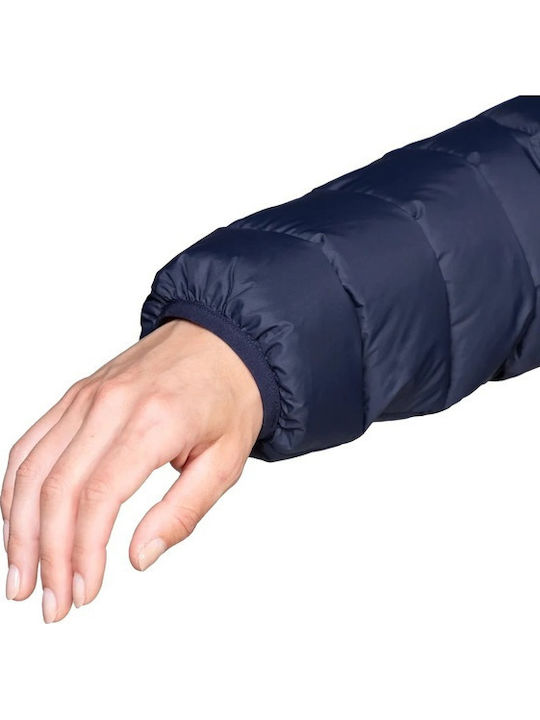 Късо Дамско Puffer Якето за Зима Черно