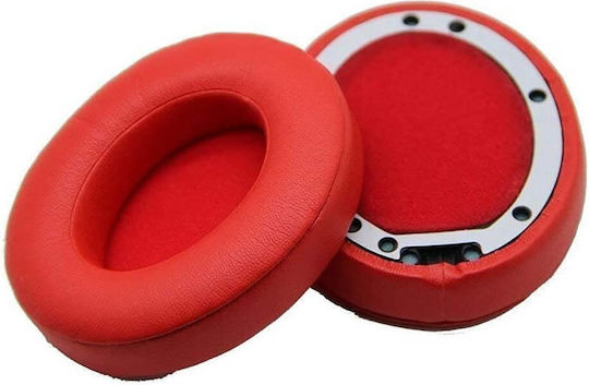 Set 2 Perne pentru urechi Edman Beats Studio 3 Studio 2.0 Cu fir Fără fir Peste ureche Piele sintetică Roșu