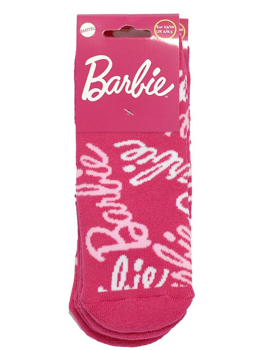Barbie Παιδικές Κάλτσες Αντιολισθητικές Φούξια Barbie Παιδικές Κάλτσες Αντιολισθητικές Φούξια