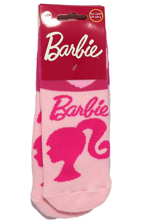 Barbie Παιδικές Κάλτσες Αντιολισθητικές ανοιχτό ροζ