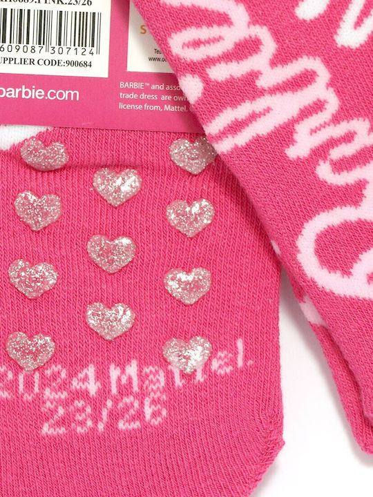 Barbie Șosete pentru Copii Antiderapant Fuchsia