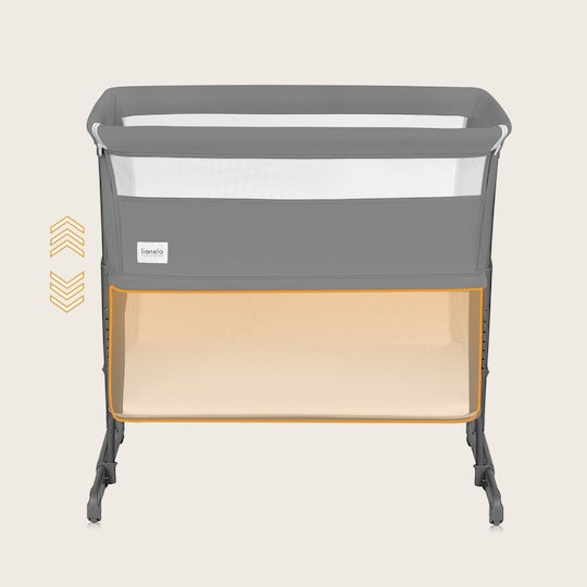 Lionelo Wiege Thomi Plus mit Matratze und Rädern Beige Sand