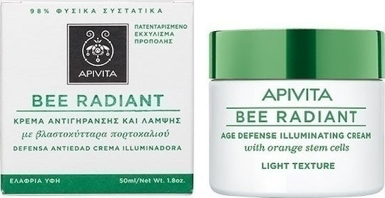 Apivita Bee Radiant Licht Creme Gesicht Tag 50ml
