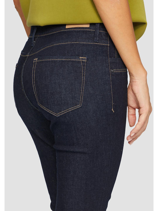Red Label Γυναικείο Jean Παντελόνι Mid Rise σε Slim Εφαρμογή μπλε