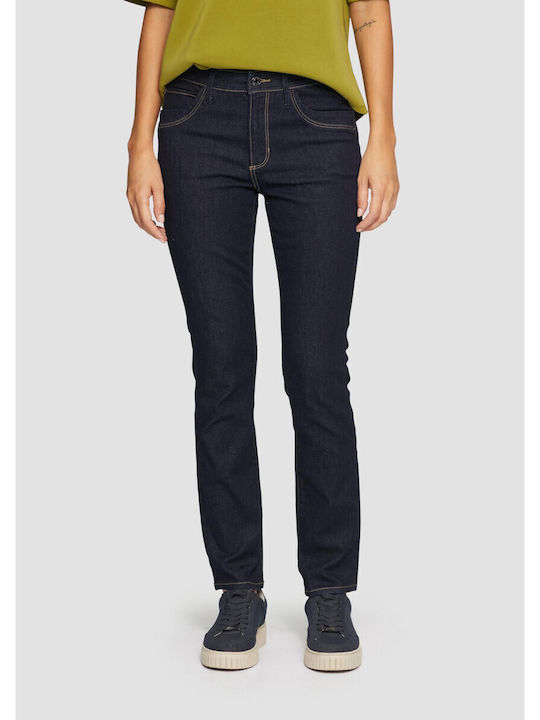 Red Label Γυναικείο Jean Παντελόνι Mid Rise σε Slim Εφαρμογή μπλε