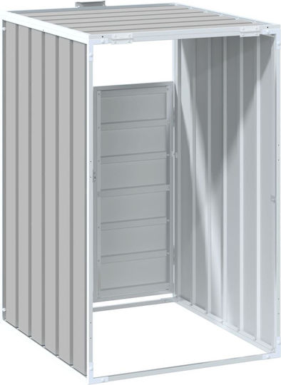 Рамка за кошче 1 кошче сив 72x81x115 см стомана сив 4006172
