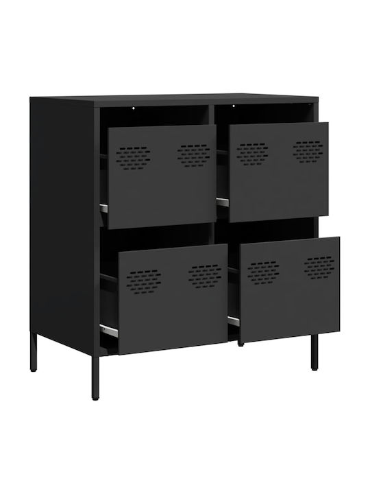 Drawers Storage Metal L68xW39xH73.5cm