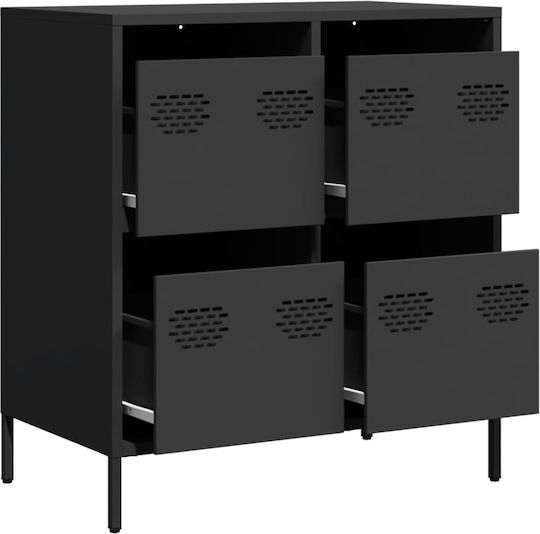 Sertar de depozitare metalică L68xW39xH73.5buc