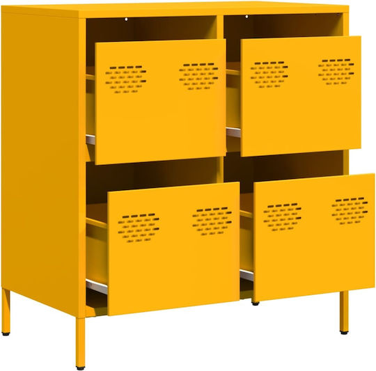 Sertar de depozitare metalică L68xW39xH73.5buc