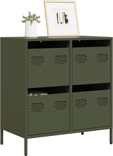 Sertar de depozitare metalică L68xW39xH73.5buc