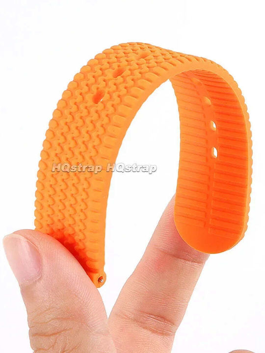 Gummi-Armband Orange 22mm