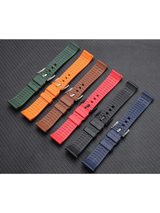 Gummi-Armband Blau 22mm