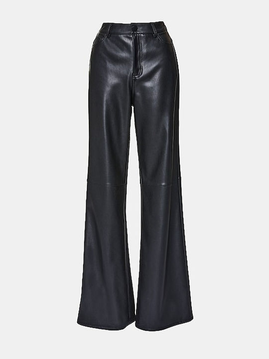 Femei Din material textil Pantaloni cu Croială Largă Black