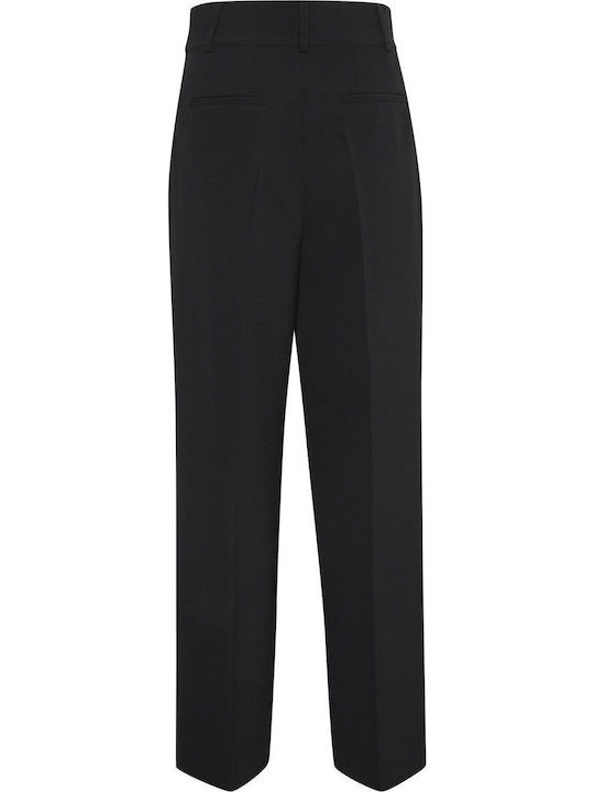 Damen Stoff Hose Black
