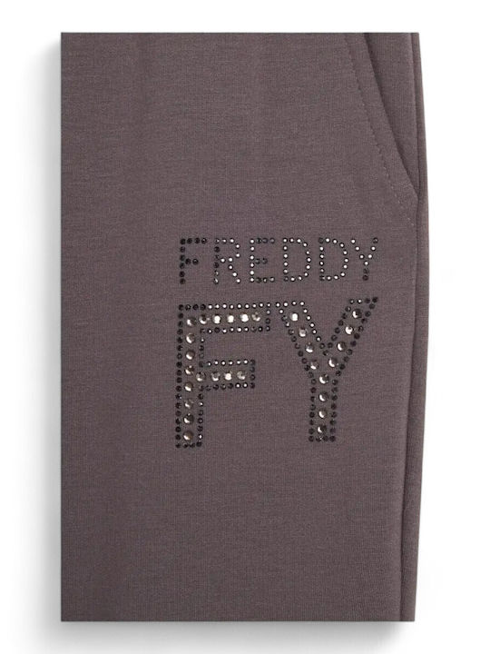 Freddy Women's Fabric Trousers Gray