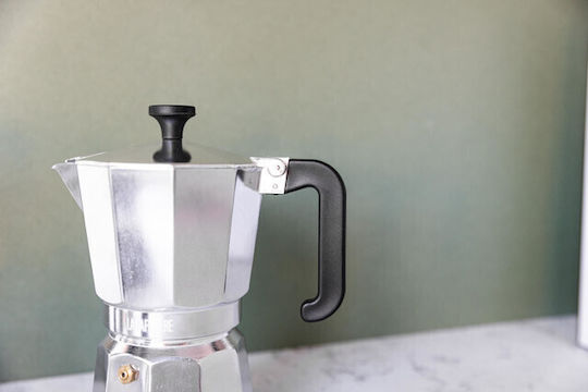 La Cafetière Venice Aluminium Espresso Maker 6-cup Silver