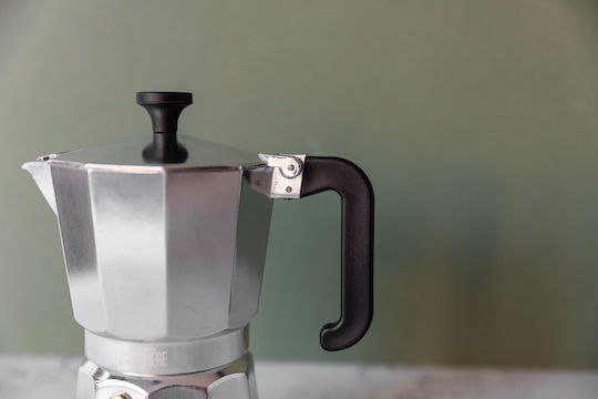 La Cafetière Venice Aluminium Espresso Maker 3-Cup Silver