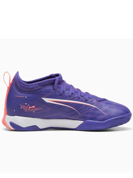 Ultra 5 Match It+ Mid Kids Indoor Soccer Shoes Purple