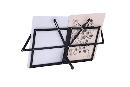 Hercules Desk Music Stand Height 23.5-23.5cm Black with Carrying Bag HCBS-010BB