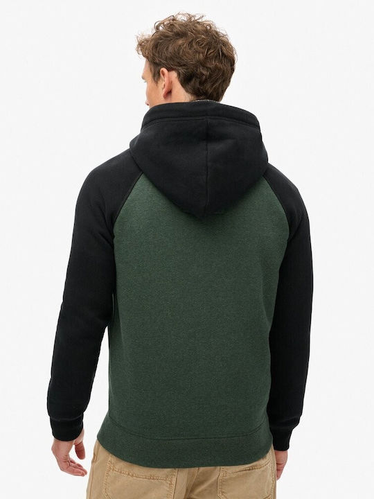 Superdry Deep Forest Green Marl with Hood