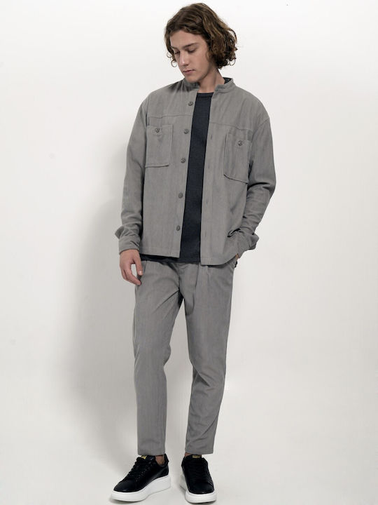 Tresor Corduroy Shirt Grey