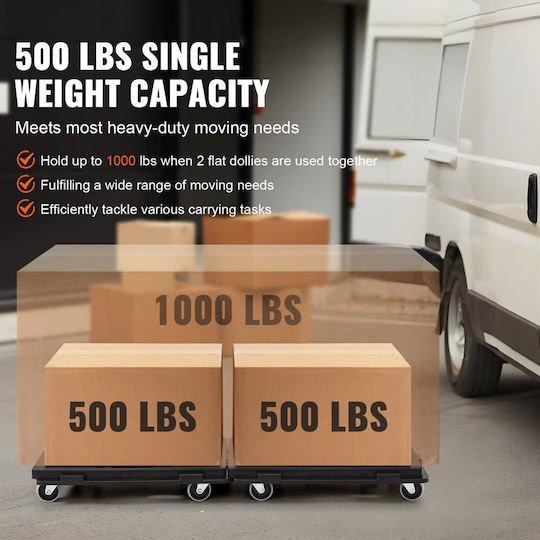 Vevor Furniture Lifter for Weight Load up to 227kg Black