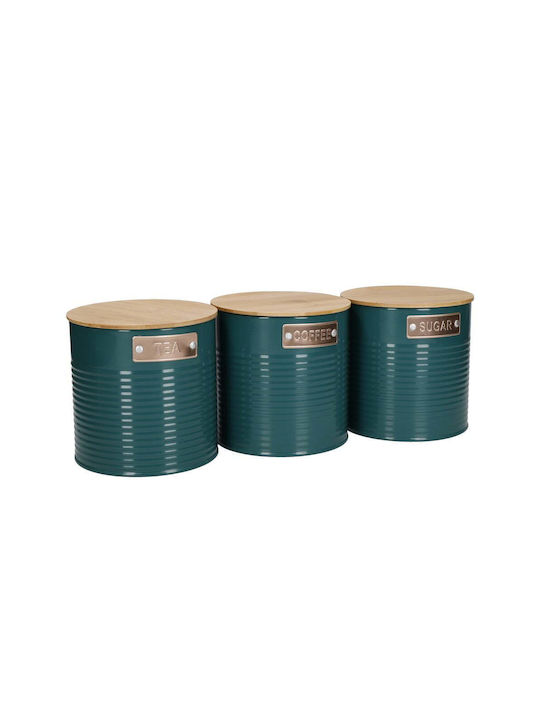 Steel Food Storage Containers 3 Pcs Coffee Tea – Kitchen Craft