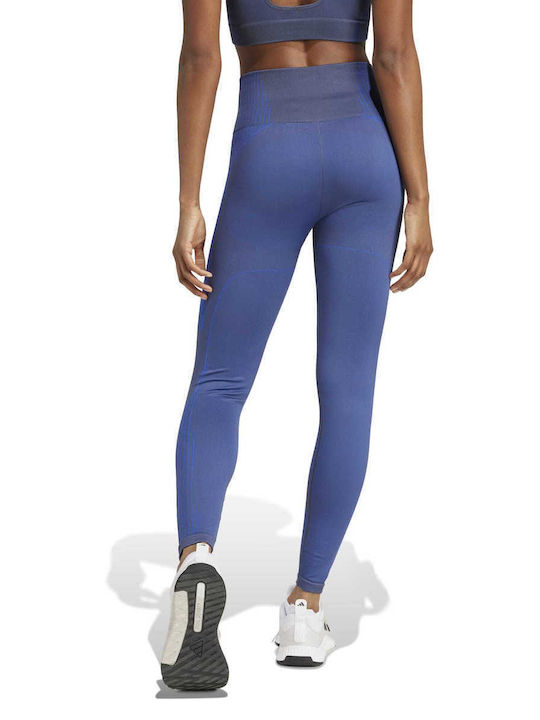 adidas Seamless Ausbildung Frauen Gekürzt Leggings Blau